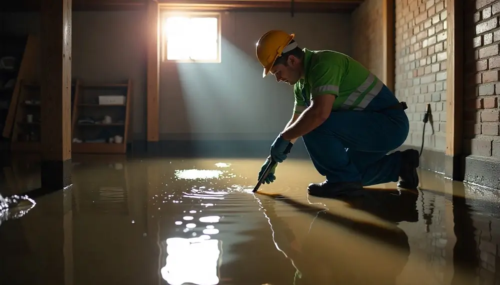 Professional water damage restoration services in Bigfoot, TX